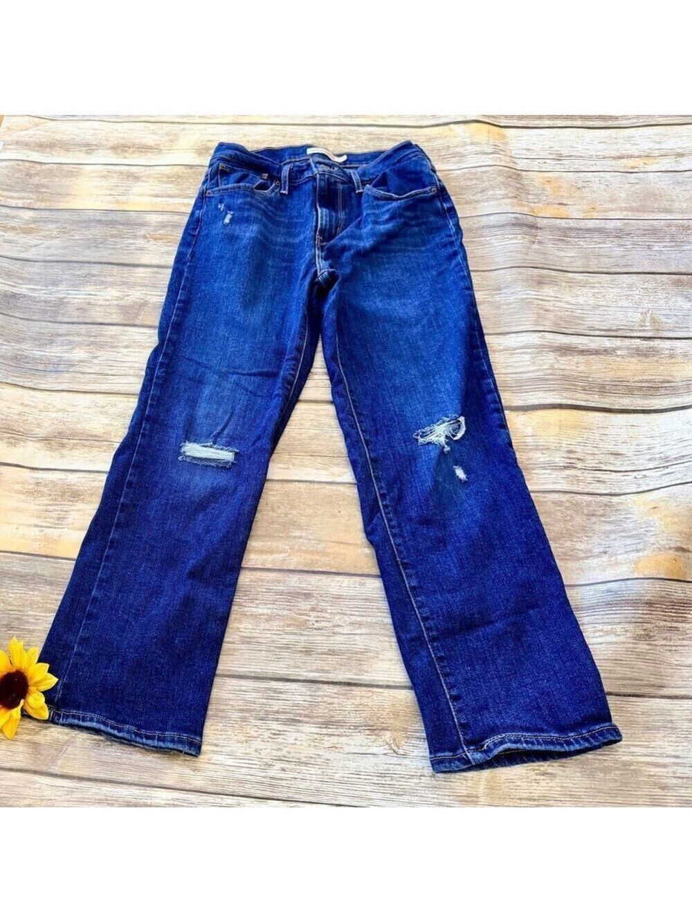 LEVI STRAUS HIGH RISE CROPS - Picture 2 of 9